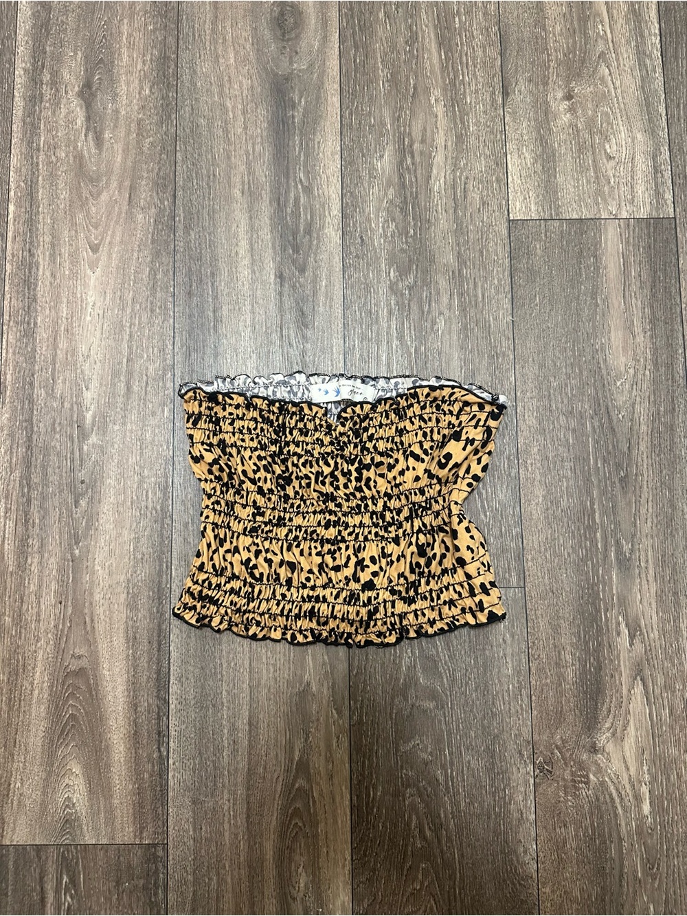 Leopard Print Tube Top